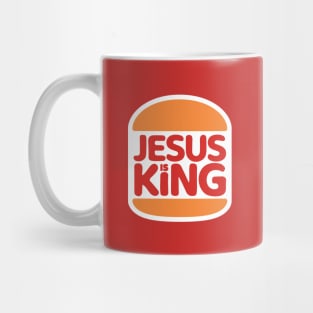 Jesus Is King - Burger Style Logo Mug